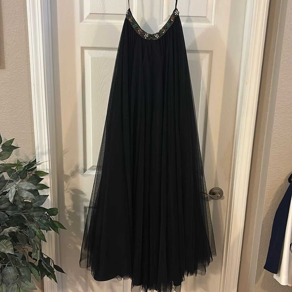 Formal black skirt